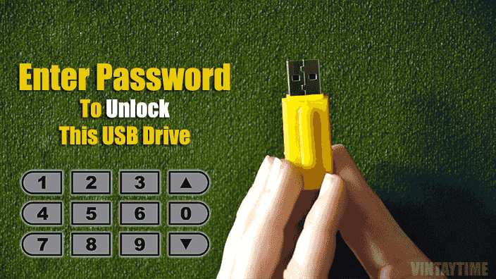how to password protect usb